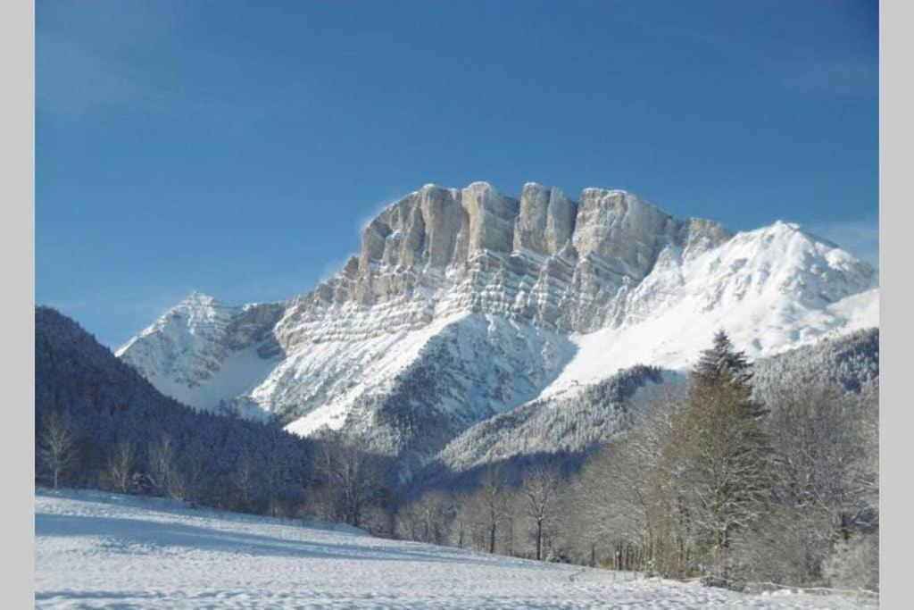 Petit Studio Mansarde 18 M2 Avec Navette Gratuit Aux Pistes De Ski Gresse en Vercors Bagian luar foto